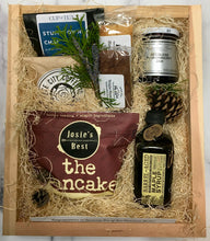 Load image into Gallery viewer, Gluten free pancake-crepe or waffle mix, PNW coffee beans, Custom blend tea from Cup of Tea NW biscotti and locally makde jam